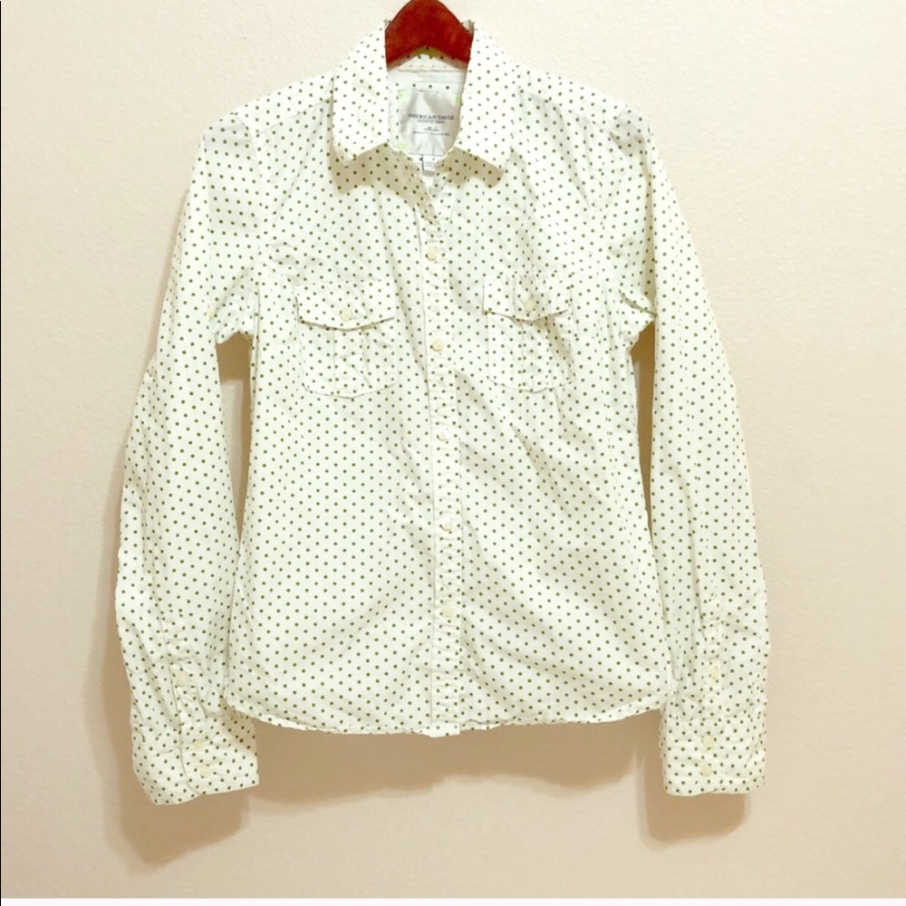American Eagle | Long Sleeve Button Down Blouse 4